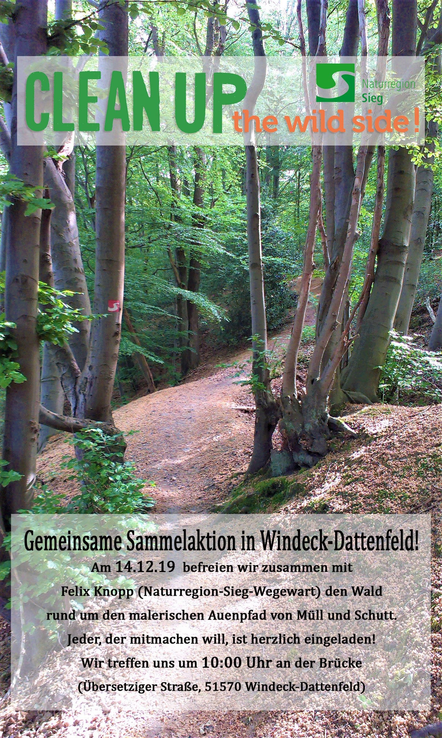 Flyer Müllsammelaktion Dattenfeld